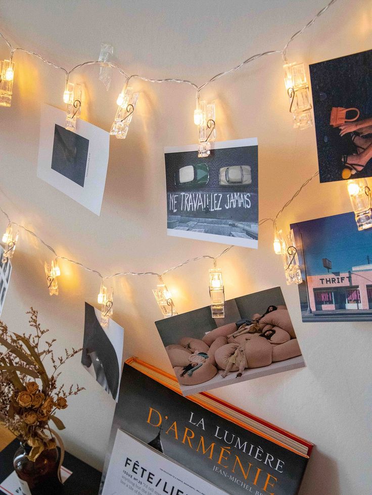 LED Photo Clips String Lights