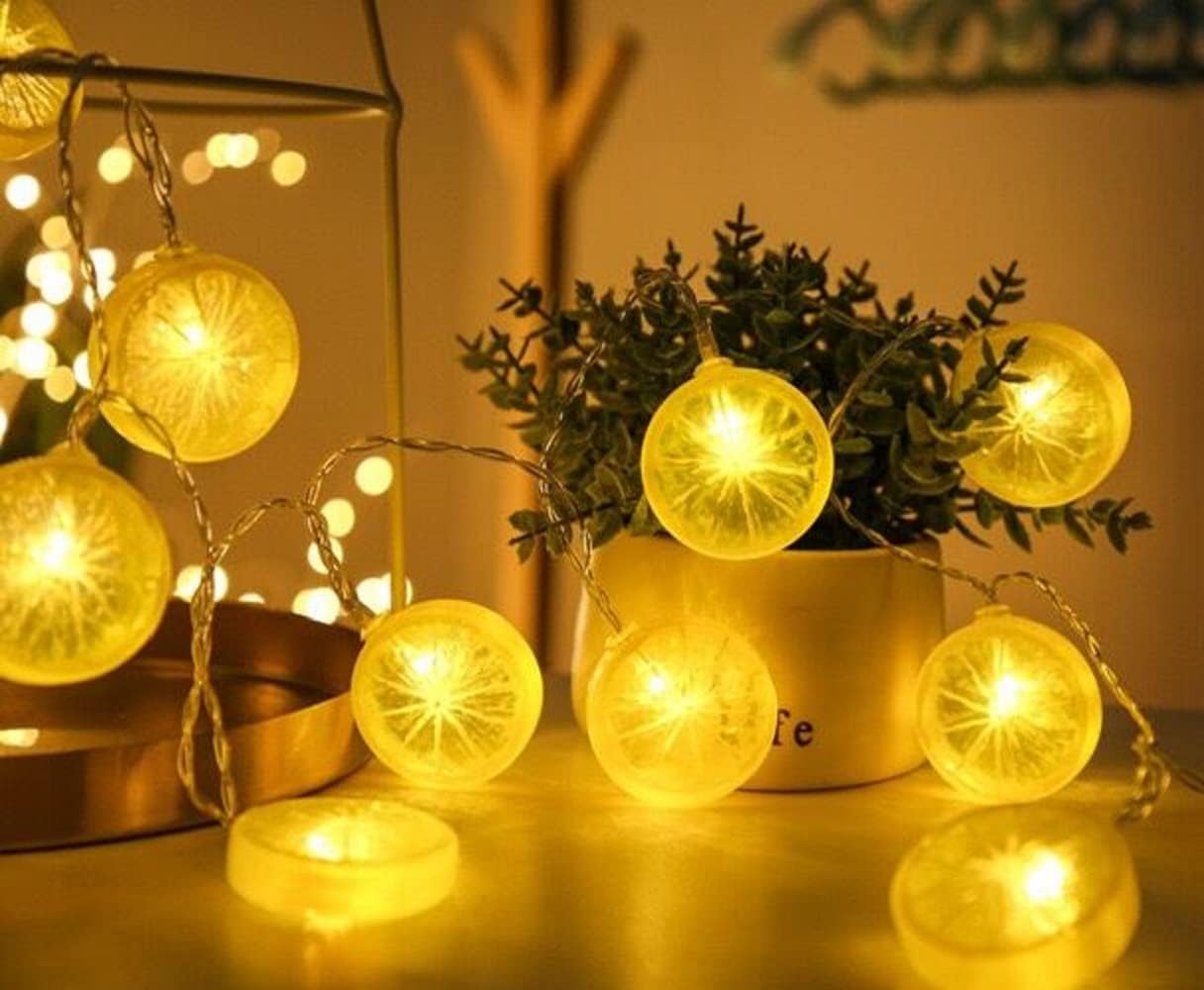 LED Lemon Slice String Lights