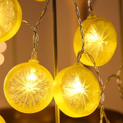 LED Lemon Slice String Lights