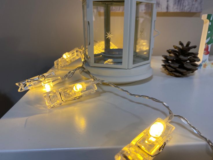 LED Photo Clips String Lights