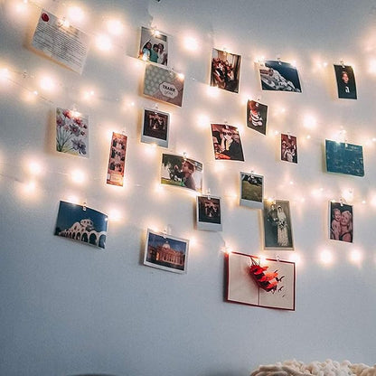 LED Photo Clips String Lights