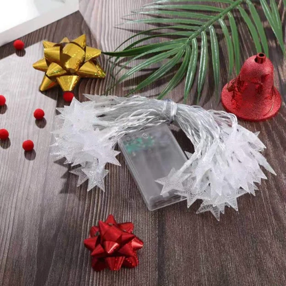 Star Shaped Curtain String Lights